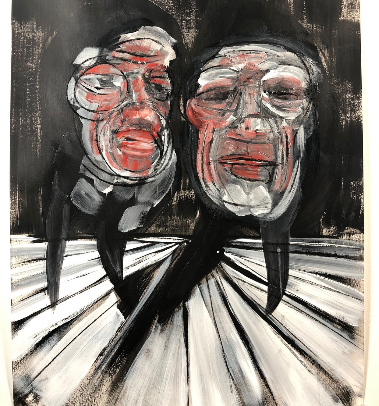 Figures in room painting alternate